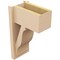 Ekena Millwork 7 1/2-in W x 12-in D x 20-in H Funston Block Rough Cedar Woodgrain TimberThane Outlooker, Primed Tan OUTUR075X12X20FST44RCPR - alternate 5